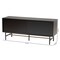 Baxton Studio Truett Modern Dark Brown Finished Wood and Two-Tone Black and Gold Metal TV Stand 226-12494-ZORO - alternate 7